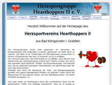 Tablet Screenshot of herzsport-hearthoppers2.de